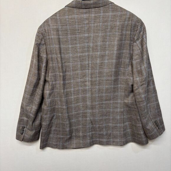 Joseph Abboud Men Ethomas Blazer Jacket Size 48 Reg Wool Silk Linen C055 -25 - Picture 14 of 16